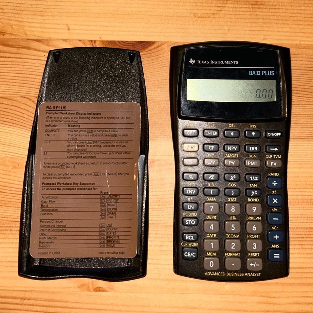 Texas Instruments BA II Plus Financial Calculator - Picture 2 of 5